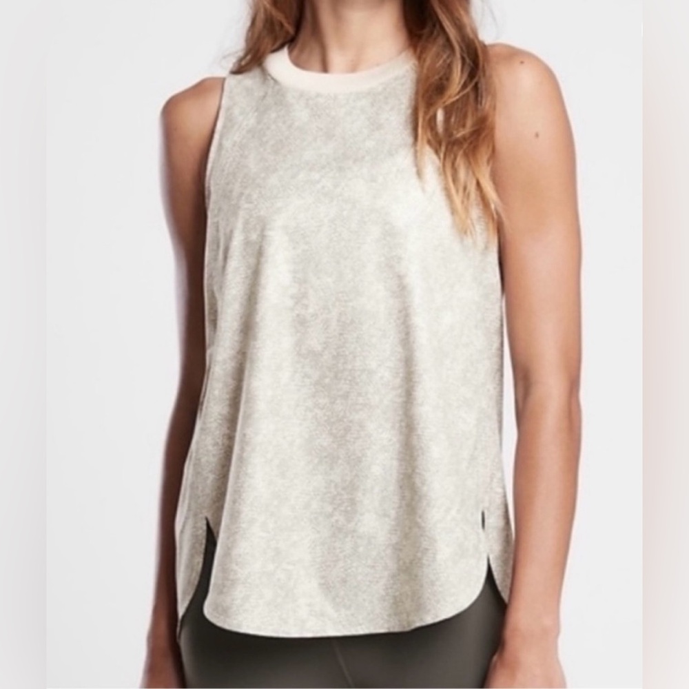 Athleta Zephyr Print Top Size M